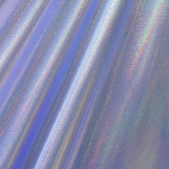 Solid Color Mirror Dot Foil Spandex Fabric