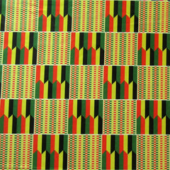 Handcrafted Vibrant African Print Cotton Fabric