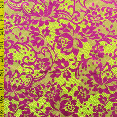 Botanical Green Leaf Print Cotton Fabric