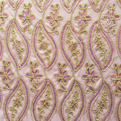 Premium Sequined Embellished Mesh Fabric