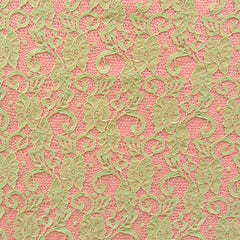 Stretch Floral Lace Fabric - YA-1415