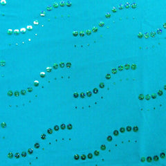 Novelty Foil Dot Mesh Fabric