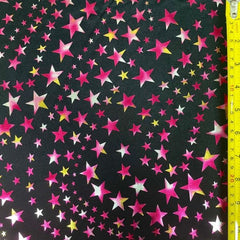 Metallic Stars Collection: Shimmering Celestial Fabric Series