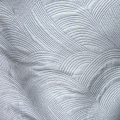 Heavy Brocade Fabric Silver 127-132cm Width BR-1008
