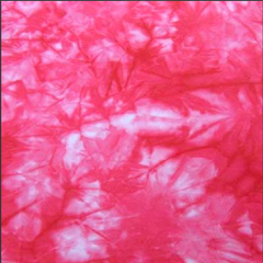 Tie dyed