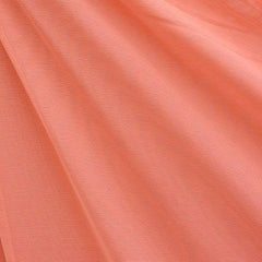 Cantaloupe Solid Nylon Mesh Fabric (Sheer Mesh)