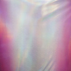 Holographic Ombre Pattern Spandex Fabric - Mirror Foil Finish