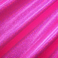 Holographic Foil Dot Stretch Spandex Fabric