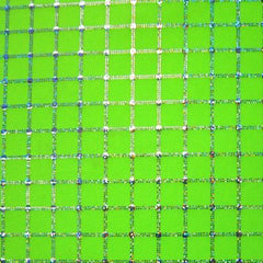 Checker Stretch Cotton Blend Fabric - 95% Cotton 5% Spandex - Breathable Mid-Weight Textile