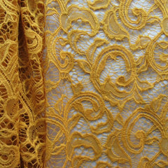 Stretch Paisley Lace Fabric