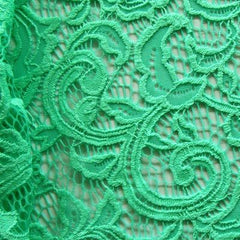 Premium Floral Pattern Stretch Lace Fabric