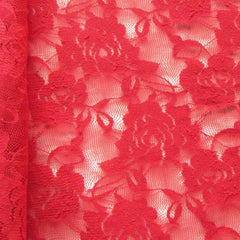 Premium Floral Pattern Stretch Lace Fabric