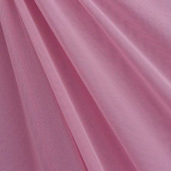 Medium Pink Solid Nylon Sheer Mesh Fabric