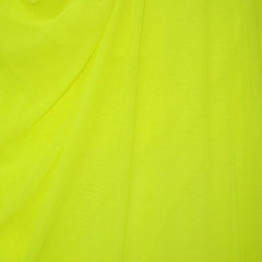 Samba Yellow Solid Nylon Sheer Mesh Fabric