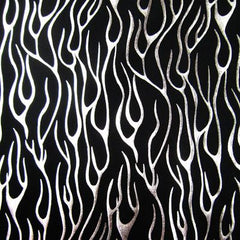 Metallic Flame Pattern Fabric Collection