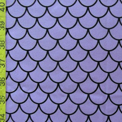 Fish Scale Print Spandex Fabric