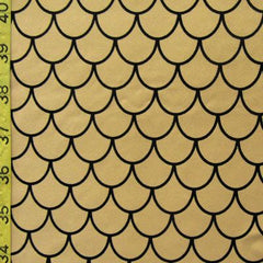 Fish Scale Print Spandex Fabric