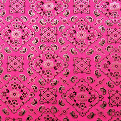 Metallic Bandana Spandex Fabric
