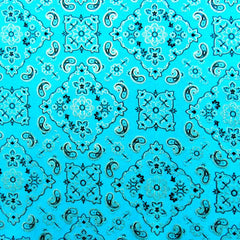 Metallic Bandana Spandex Fabric