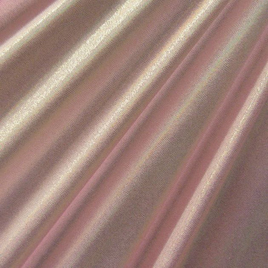 Solid Color Mirror Dot Foil Spandex Fabric