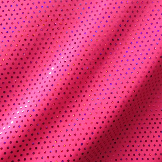 Hologram Reflective Stretch Fabric - 95% Polyester 5% Spandex Performance Material
