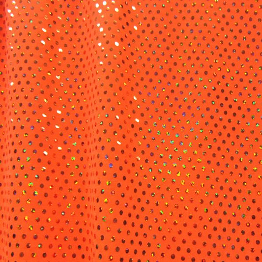 Hologram Reflective Stretch Fabric - 95% Polyester 5% Spandex Performance Material