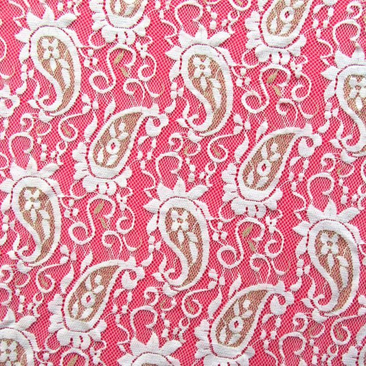 Stretch Paisley Lace Fabric