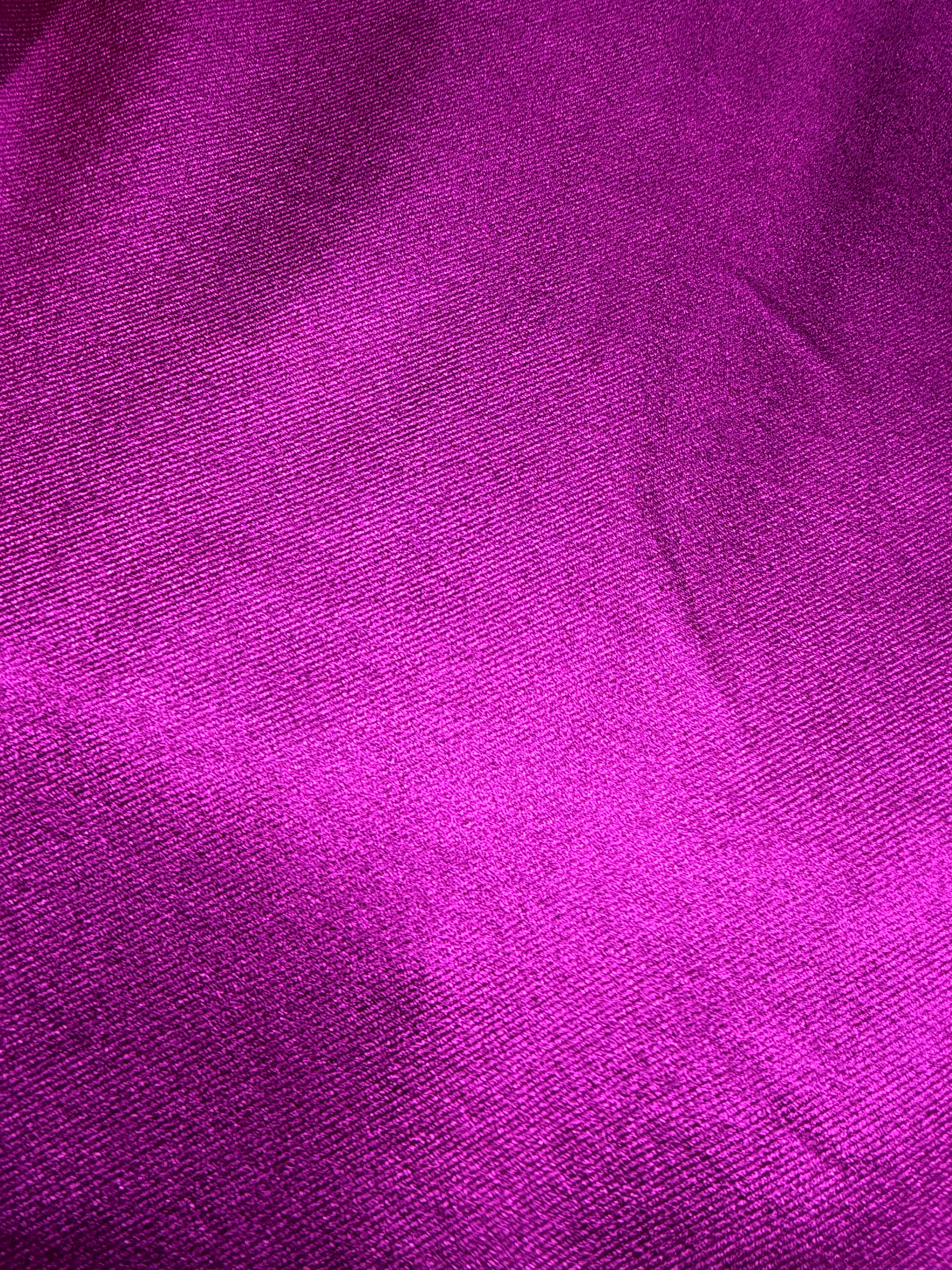 Pink Metallic Denim