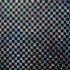 Checker Stretch Cotton Blend Fabric - 95% Cotton 5% Spandex - Breathable Mid-Weight Textile