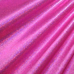 Holographic Mini Dots Spandex Fabrics