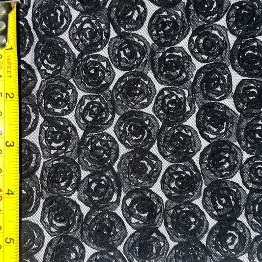 Premium Floral Embroidered Lace Fabric