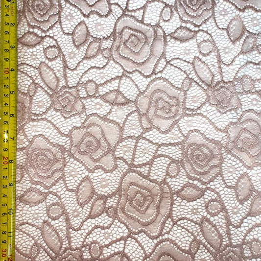 Premium Floral Embroidered Lace Fabric
