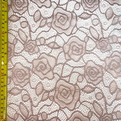 Premium Floral Embroidered Lace Fabric