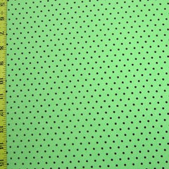 Classic Black and White Polka Dot Pattern Fabric