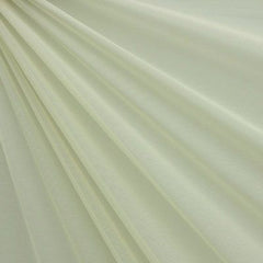 Solid Ivory Nylon Mesh Fabric (Sheer Mesh)