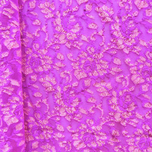 Premium Delicate Floral Pattern Lace Fabric