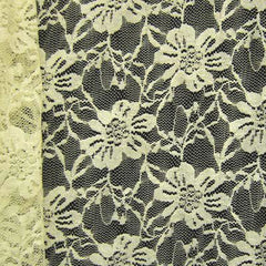 Premium Floral Stretch Lace Fabric