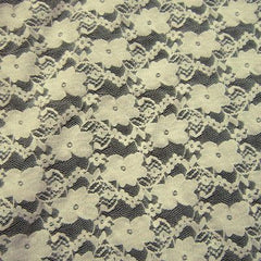 Premium Floral Pattern Stretch Lace Fabric