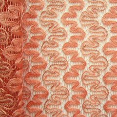 Premium Floral Pattern Stretch Lace Fabric