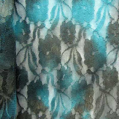 Premium Floral Embroidered Chantilly Lace Fabric