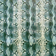 Pleather Snakeskin Print