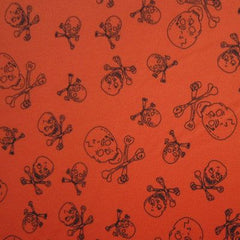 Premium Skull Print Mesh Fabric