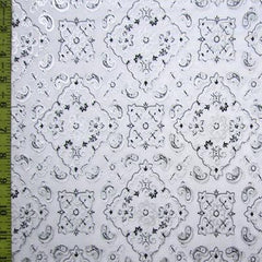 Metallic Bandana Spandex Fabric