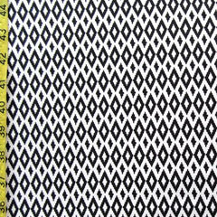 Rhombus Rhombus Shape Print Spandex Fabric