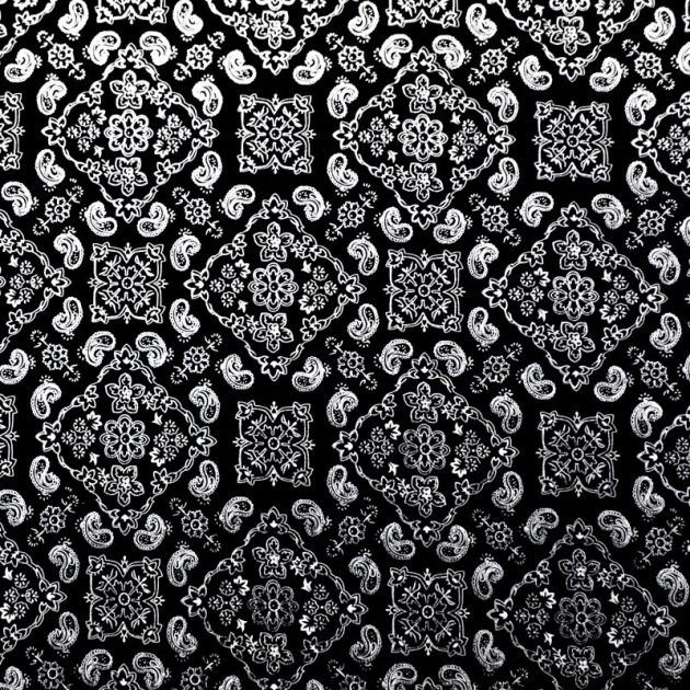 Metallic Bandana Spandex Fabric