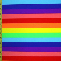 1 Inch Rainbow Horizontal Stripe